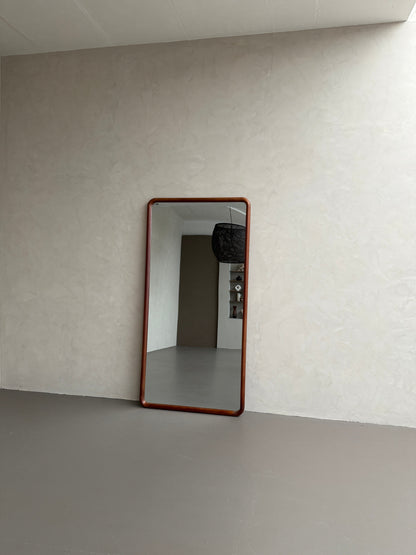 Elin Walnut – Rectangular Solid Wood Floor Mirror 200 x 100 cm Mirrorum