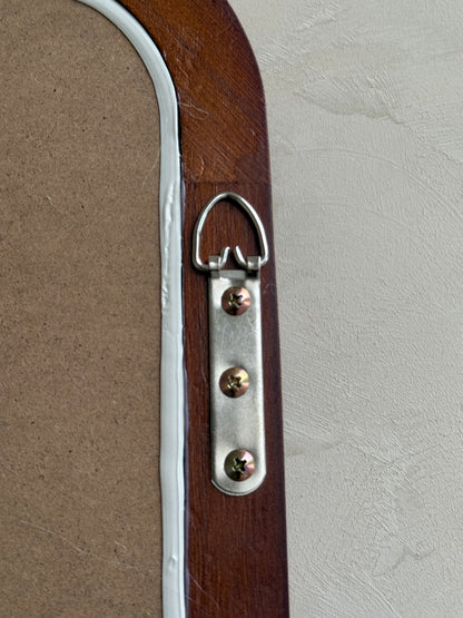 Elin Walnut – Rectangular Solid Wood Floor Mirror 200 x 100 cm Mirrorum