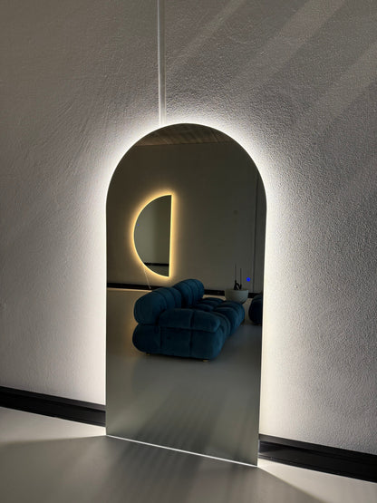 Luna Premium LED Lighting Wall Mirror | 200cm x 100cm Mirrorum